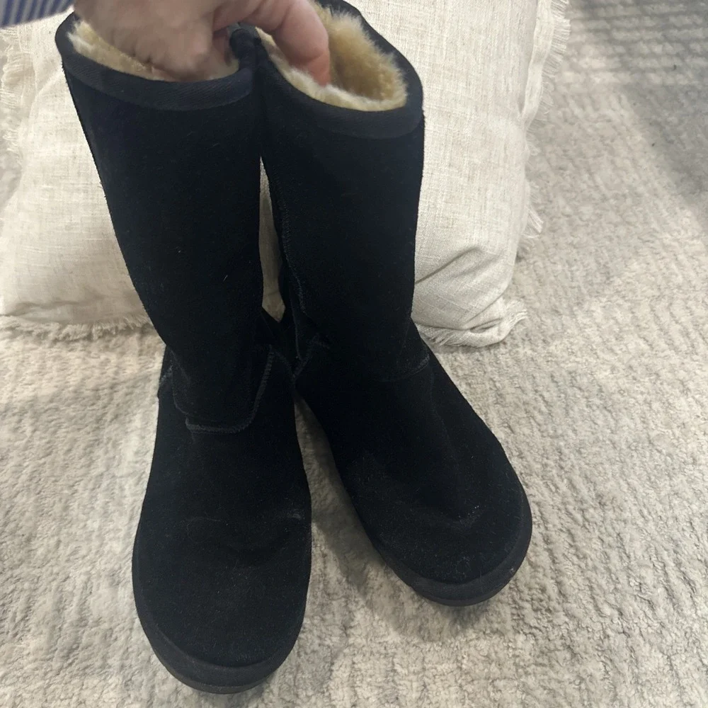 Vepose black suede